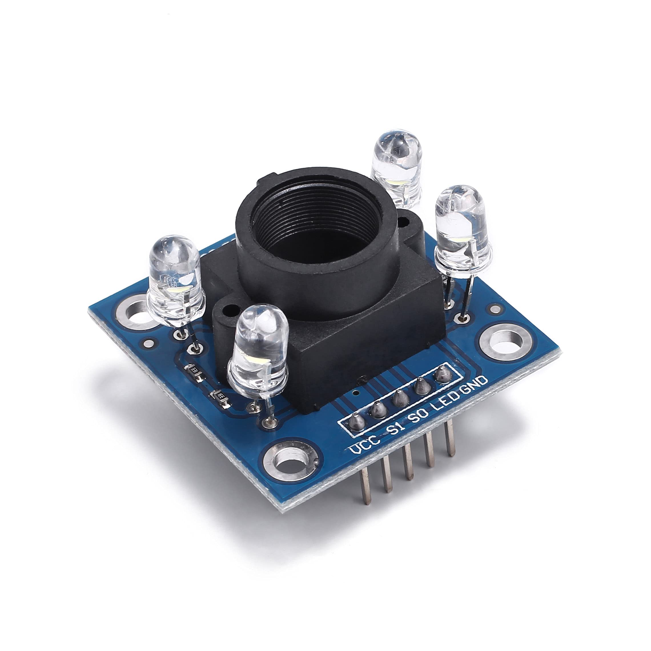 Teyleten Robot GY-31 TCS3200 TCS230 Color Sensor Module Color Recognition Sensor Module for Arduino