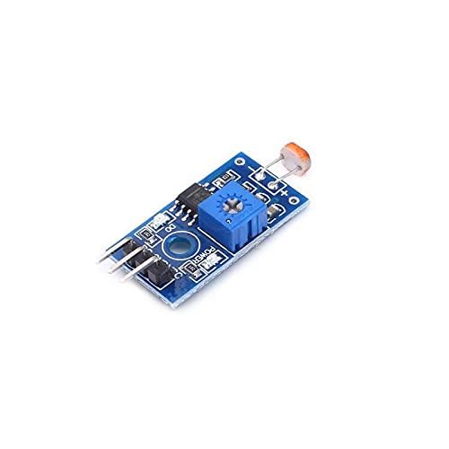 Teyleten Robot 5MM LDR Photosensitive Sensor Module Light Dependent Resistor Sensor Module Digital Light Detection LM393 3 pins for Arduino (10PCS)